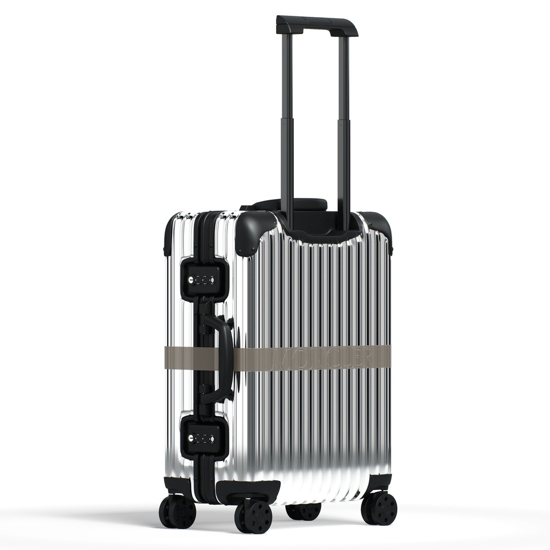 Moncler Rimowa Suitcase 3D Model – High-Poly Detailed Design, FBX & OBJ - View 8