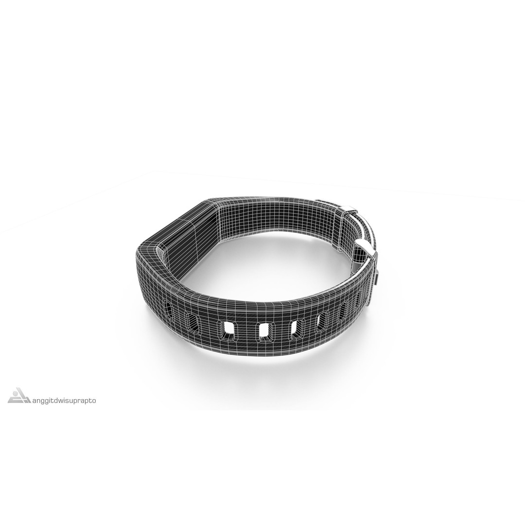 Fitness Tracker 3D Model – Low Poly PBR Game Asset, FBX - View 12