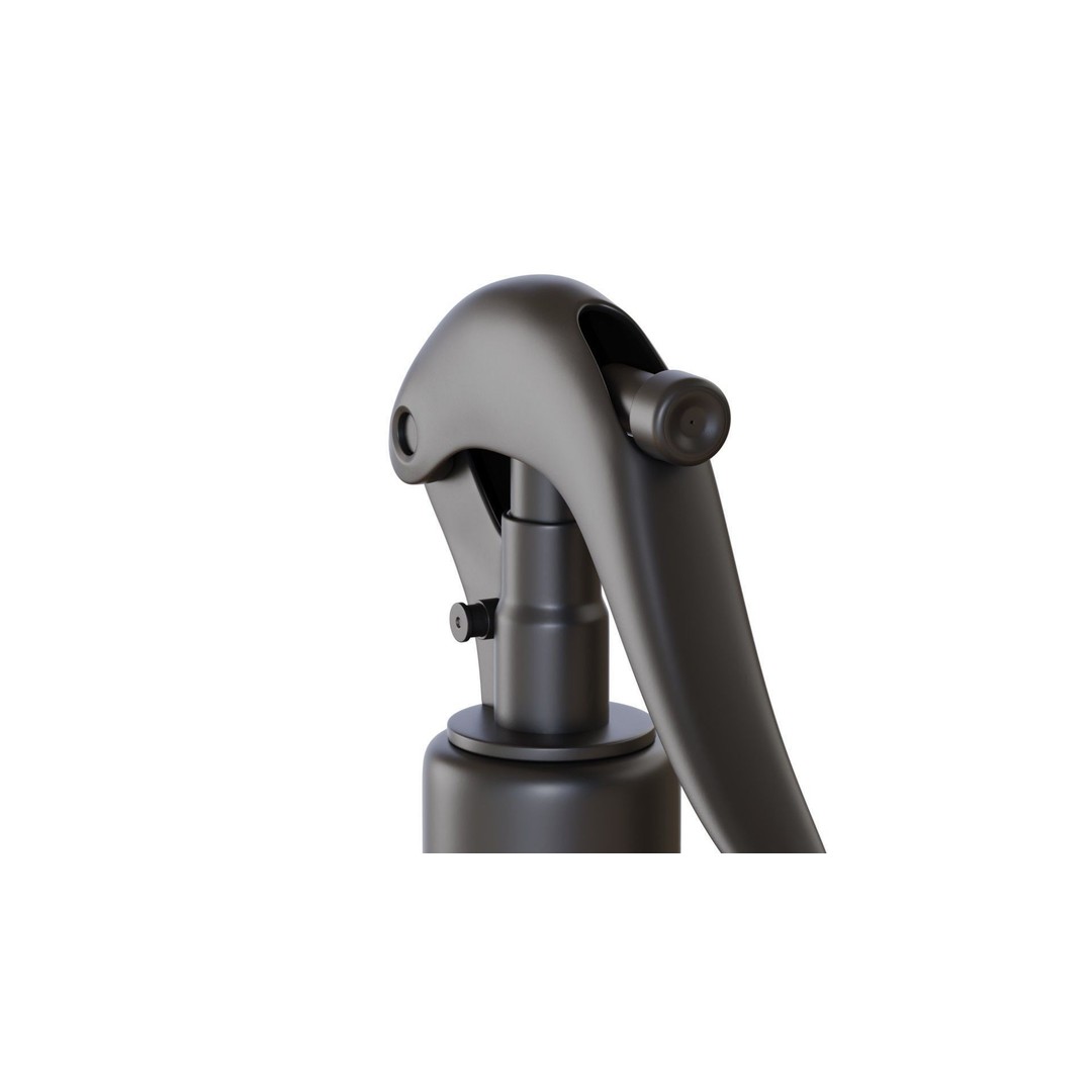 Black Spray Bottle 3D Model – PBR Textured, UV Unwrapped, FBX - View 11