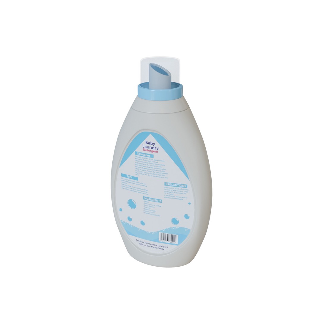 Baby Laundry Detergent 3D Model – Low Poly Household Asset, FBX - View 4