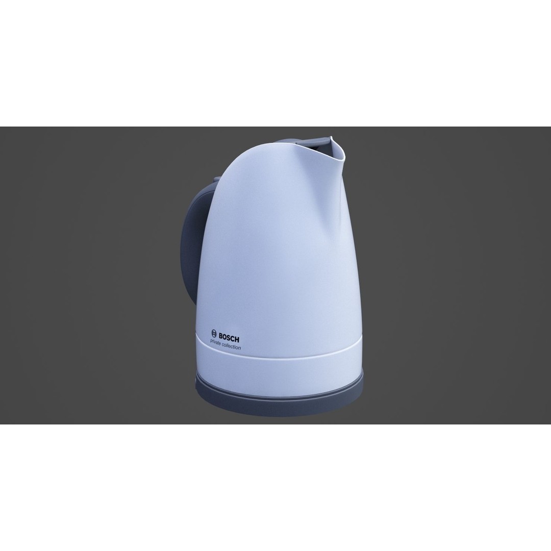 Electric Kettle 3D Model – PBR Textured Kitchenware, FBX, OBJ - View 4