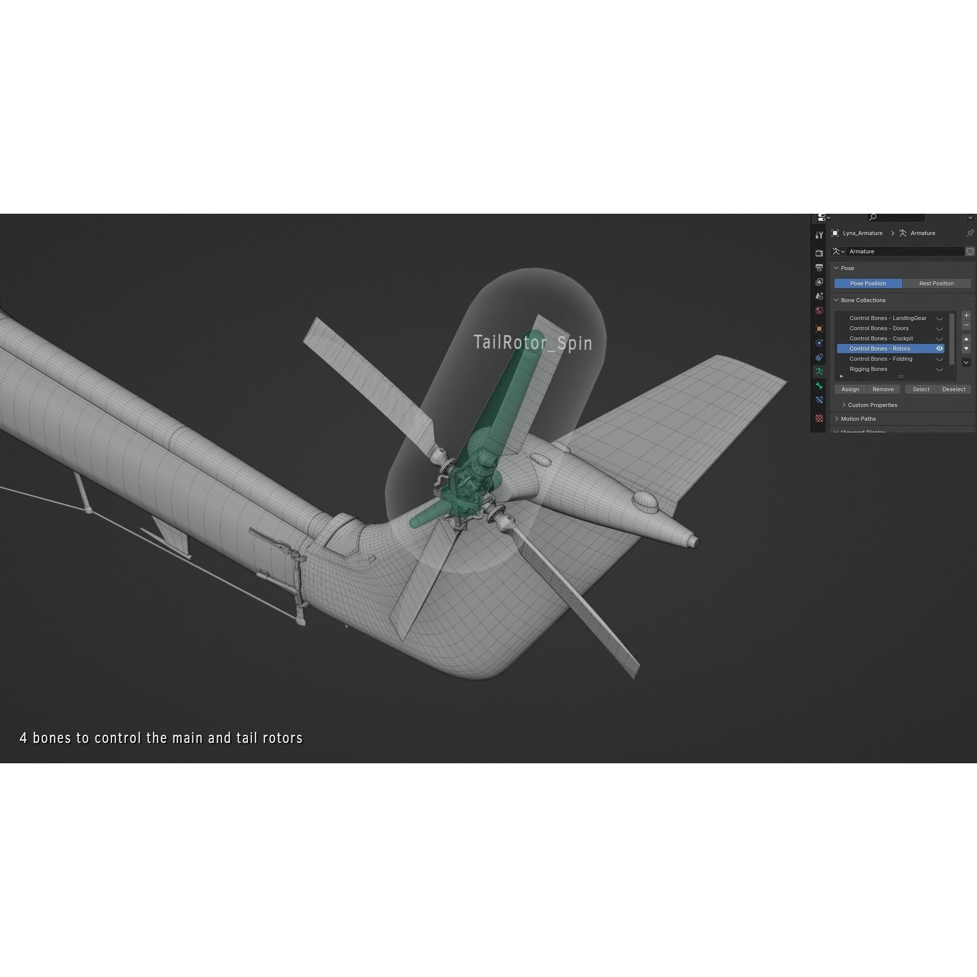 Westland Lynx HAS2 - Rigged PBR 3D Model - View 11