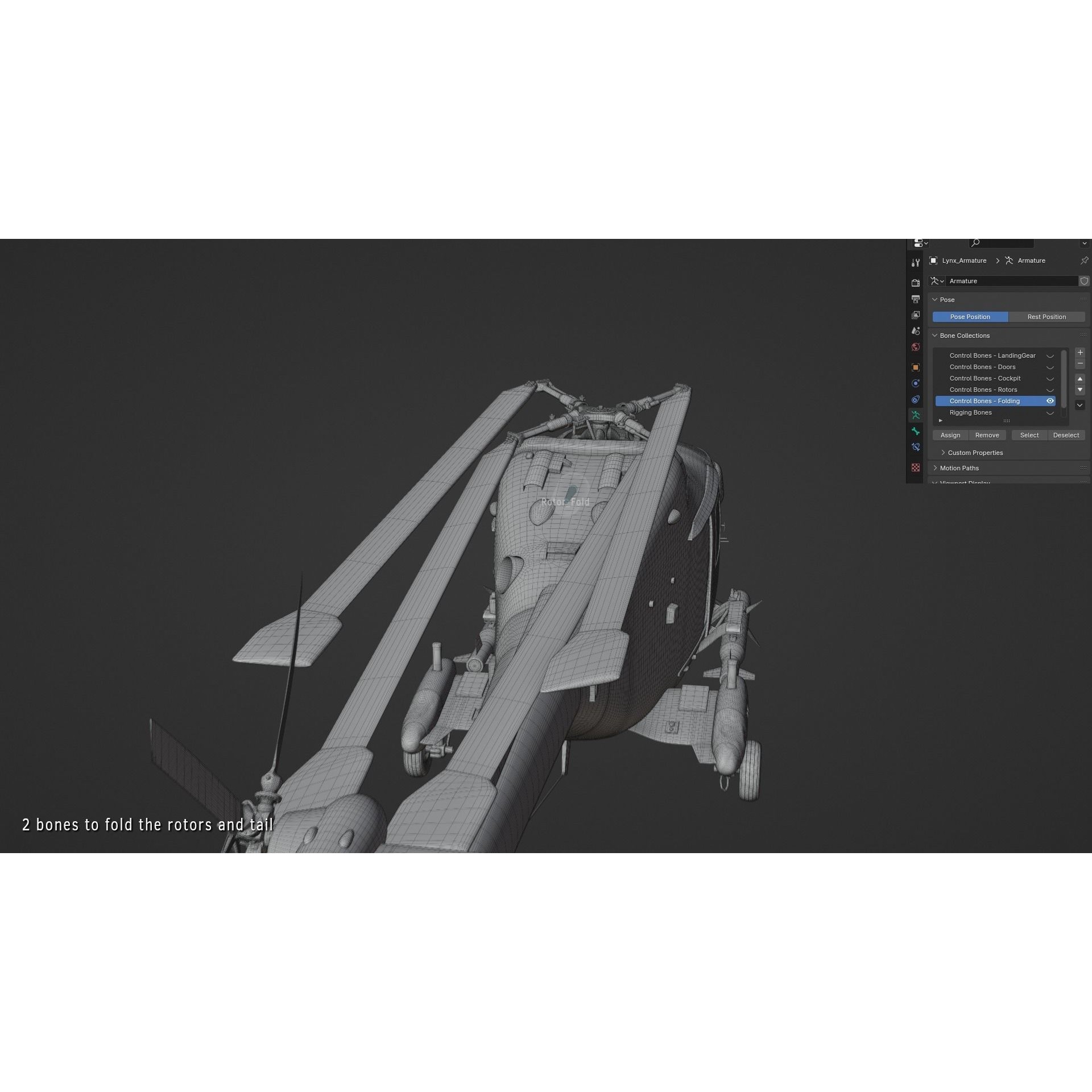 Westland Lynx HAS2 - Rigged PBR 3D Model - View 12