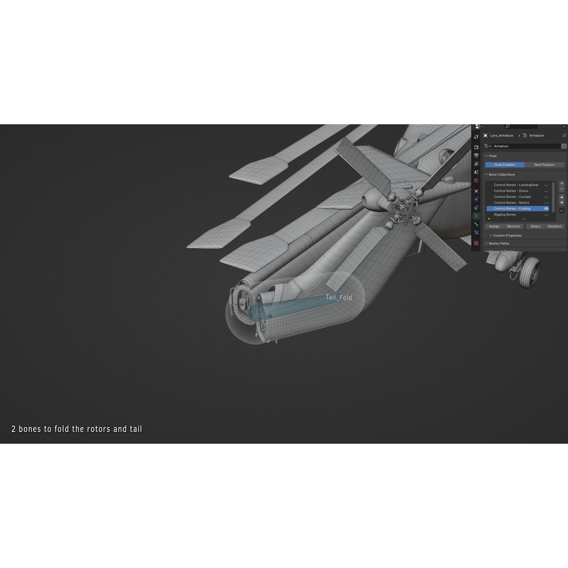 Westland Lynx HAS2 - Rigged PBR 3D Model - View 13