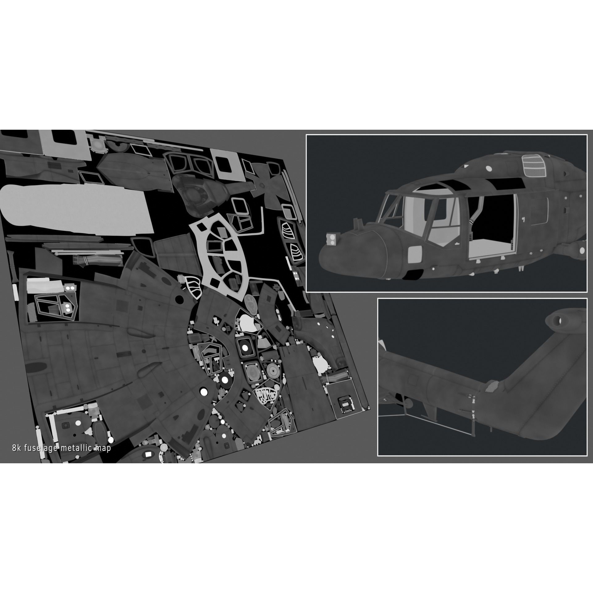 Westland Lynx HAS2 - Rigged PBR 3D Model - View 21