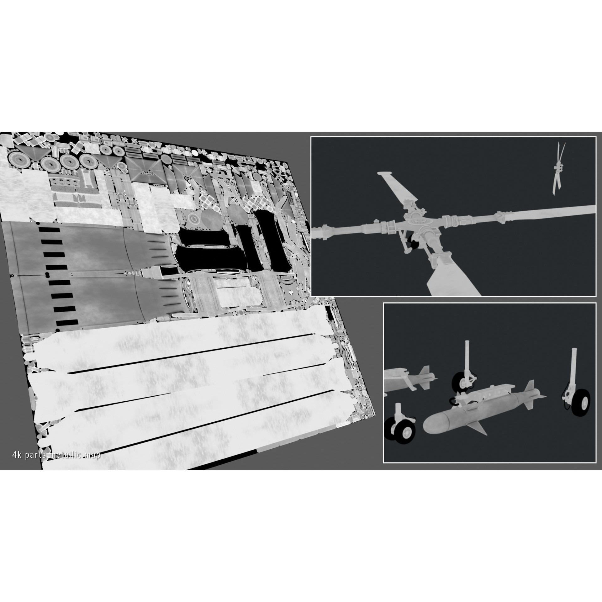Westland Lynx HAS2 - Rigged PBR 3D Model - View 27