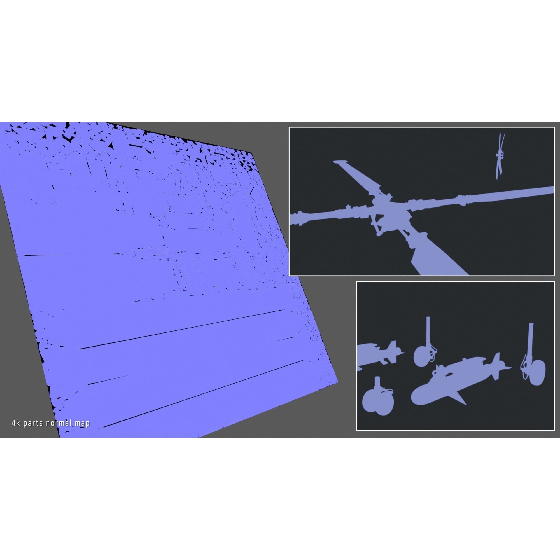 Westland Lynx HAS2 - Rigged PBR 3D Model - View 29