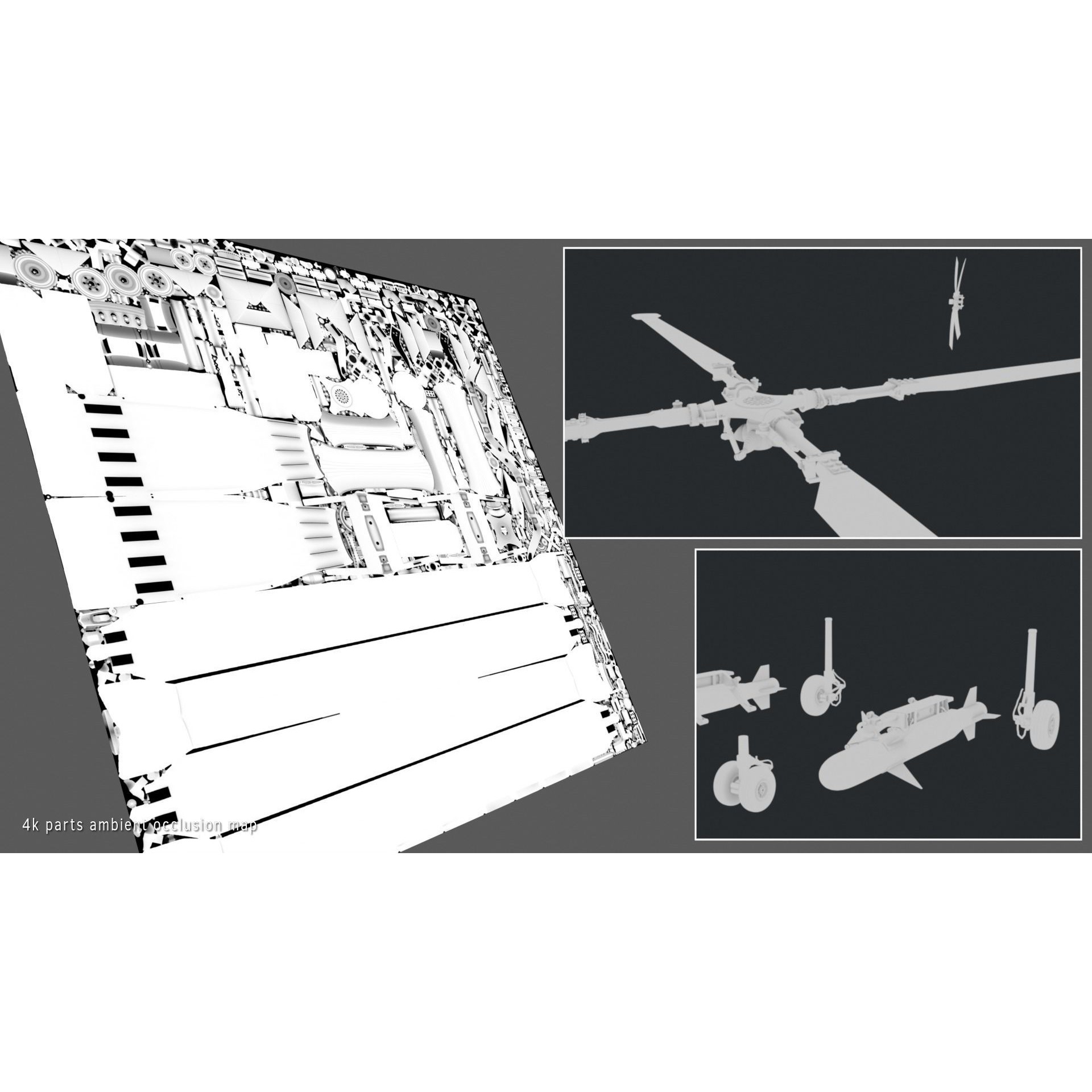 Westland Lynx HAS2 - Rigged PBR 3D Model - View 30