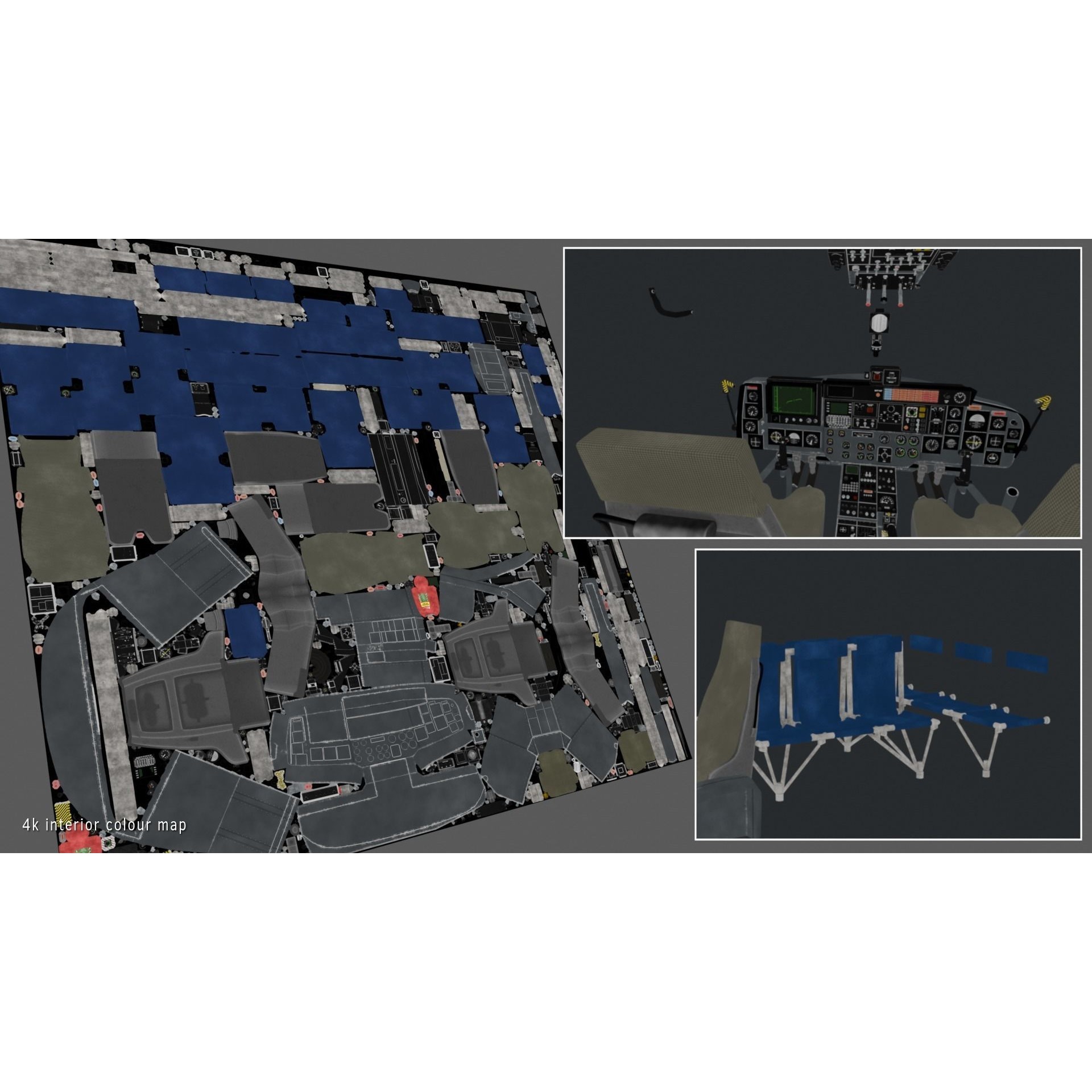 Westland Lynx HAS2 - Rigged PBR 3D Model - View 31