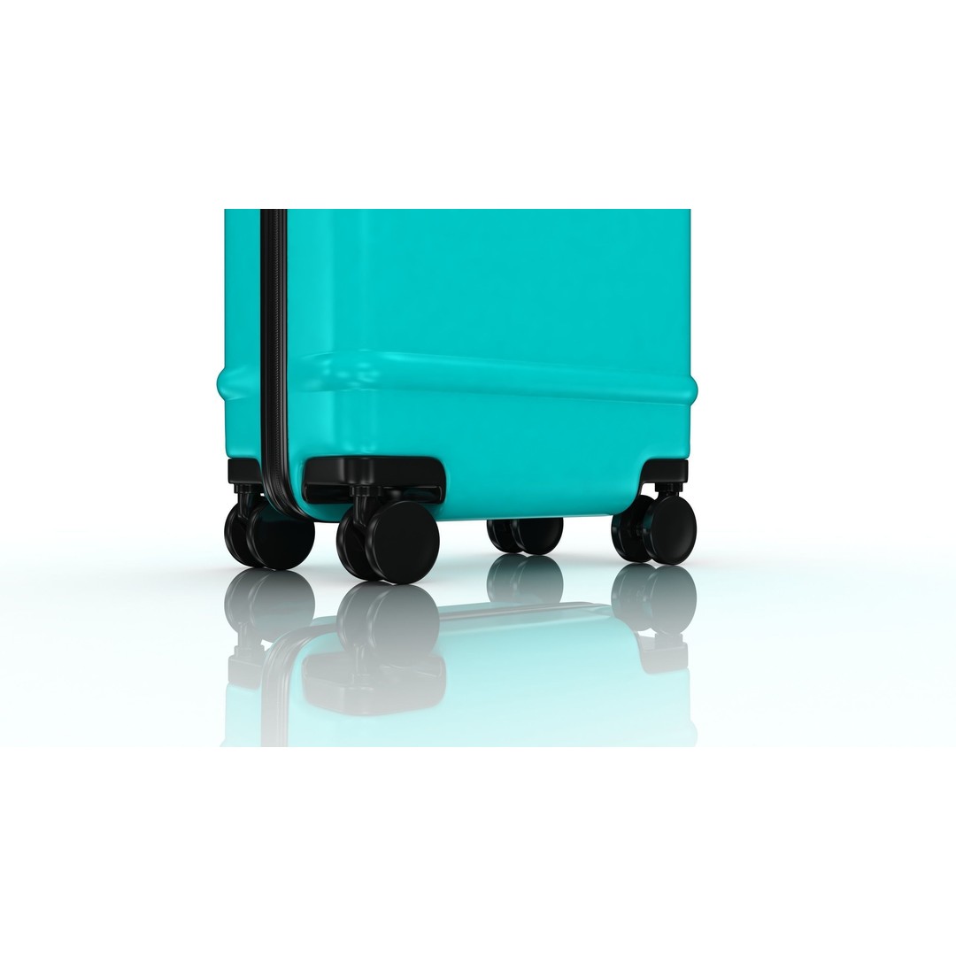 Trolley Suitcase 3D Model – Low Poly Luggage Asset, FBX, OBJ, Blender - View 10