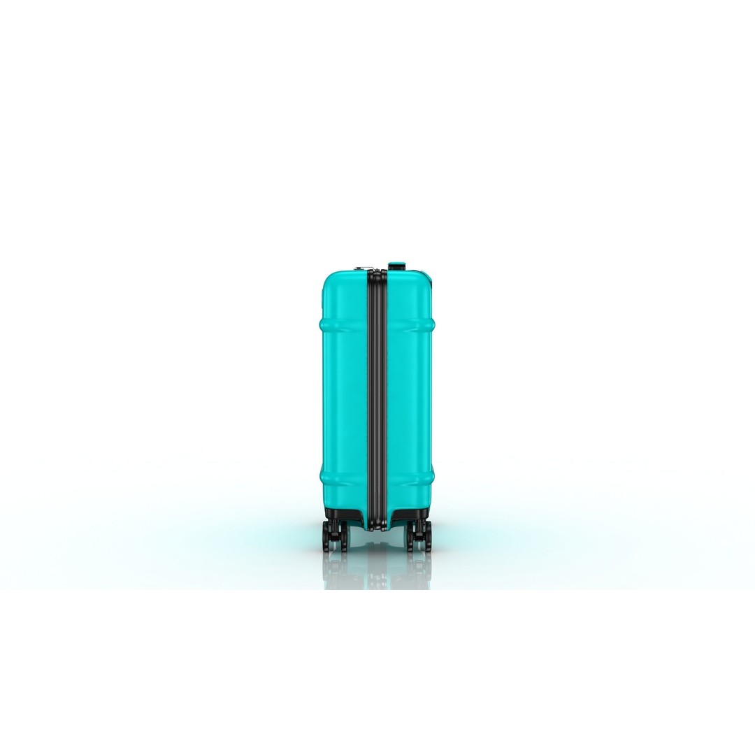 Trolley Suitcase 3D Model – Low Poly Luggage Asset, FBX, OBJ, Blender - View 4