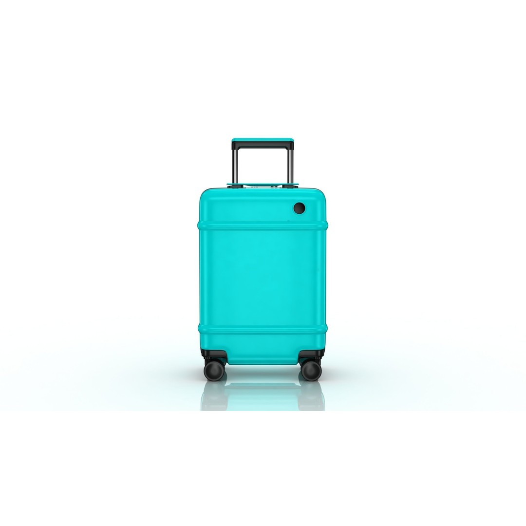 Trolley Suitcase 3D Model – Low Poly Luggage Asset, FBX, OBJ, Blender - View 7