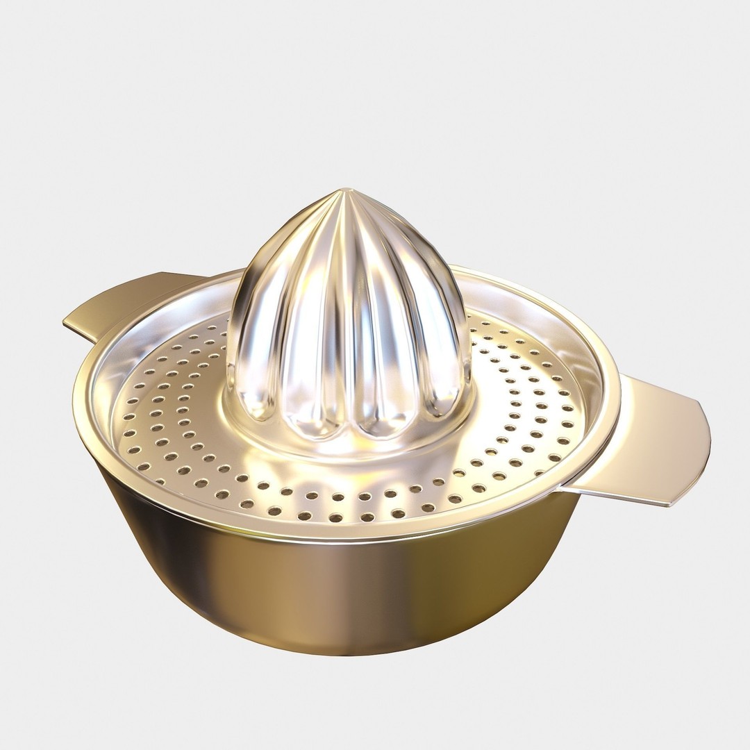 Bartender Tools Set 3D Model – PBR Kitchenware Asset, FBX, OBJ, Blender - View 18