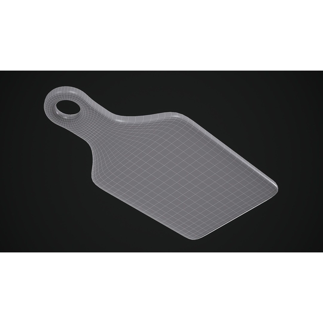 Wooden Cutting Board 3D Model – Low Poly PBR Kitchenware, FBX & OBJ - View 18