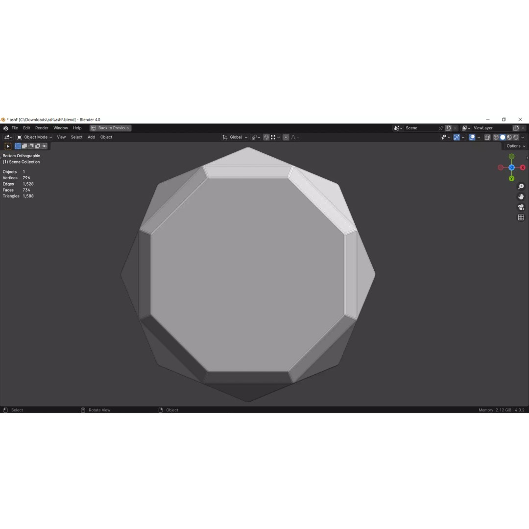Ashtray 3D Model Collection – Low Poly Tobacco Accessories, FBX, Blender - View 17