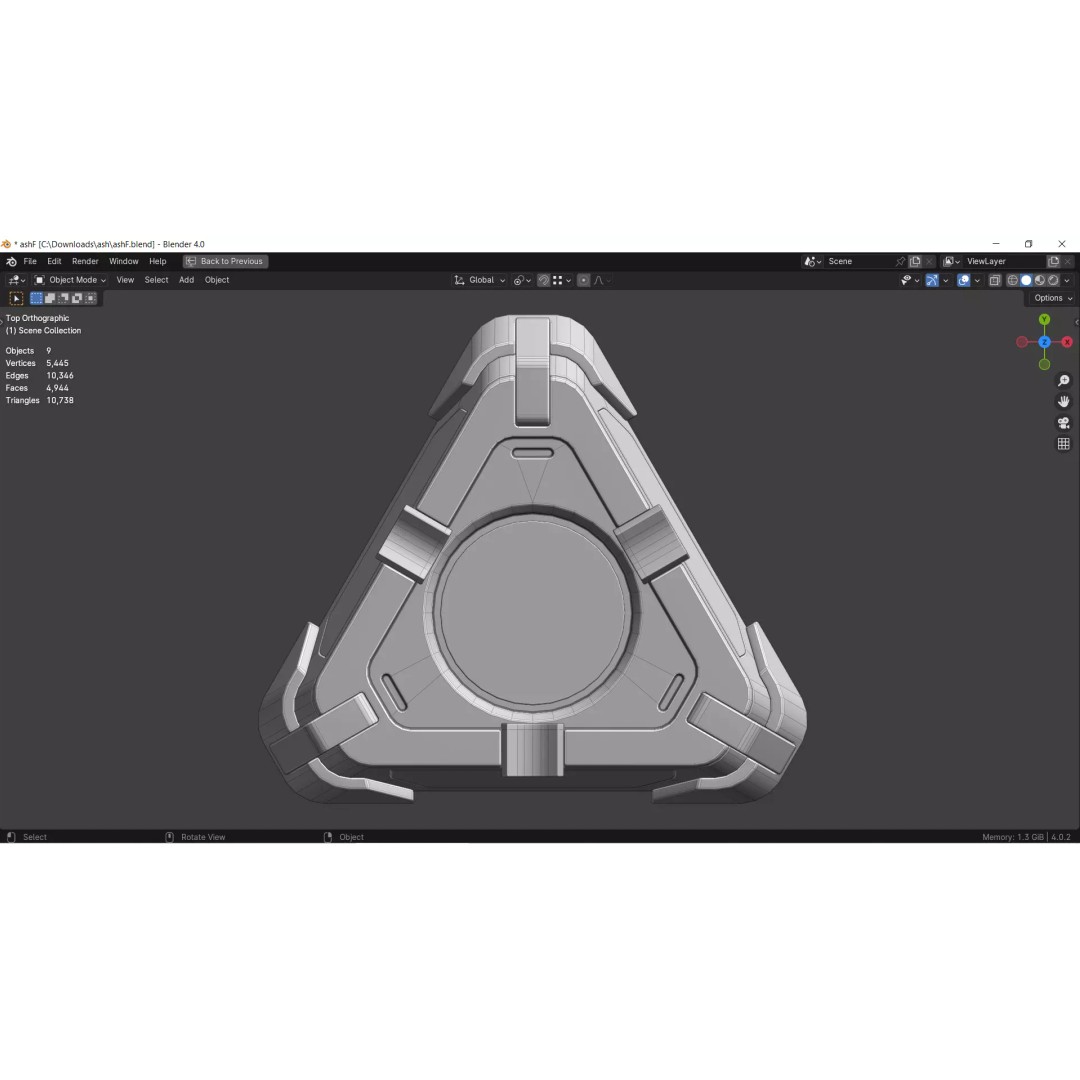 Ashtray 3D Model Collection – Low Poly Tobacco Accessories, FBX, Blender - View 20