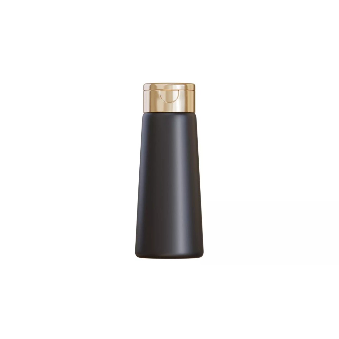 Black Cosmetic Bottle 3D Model – PBR Textured, Blender & FBX - View 2