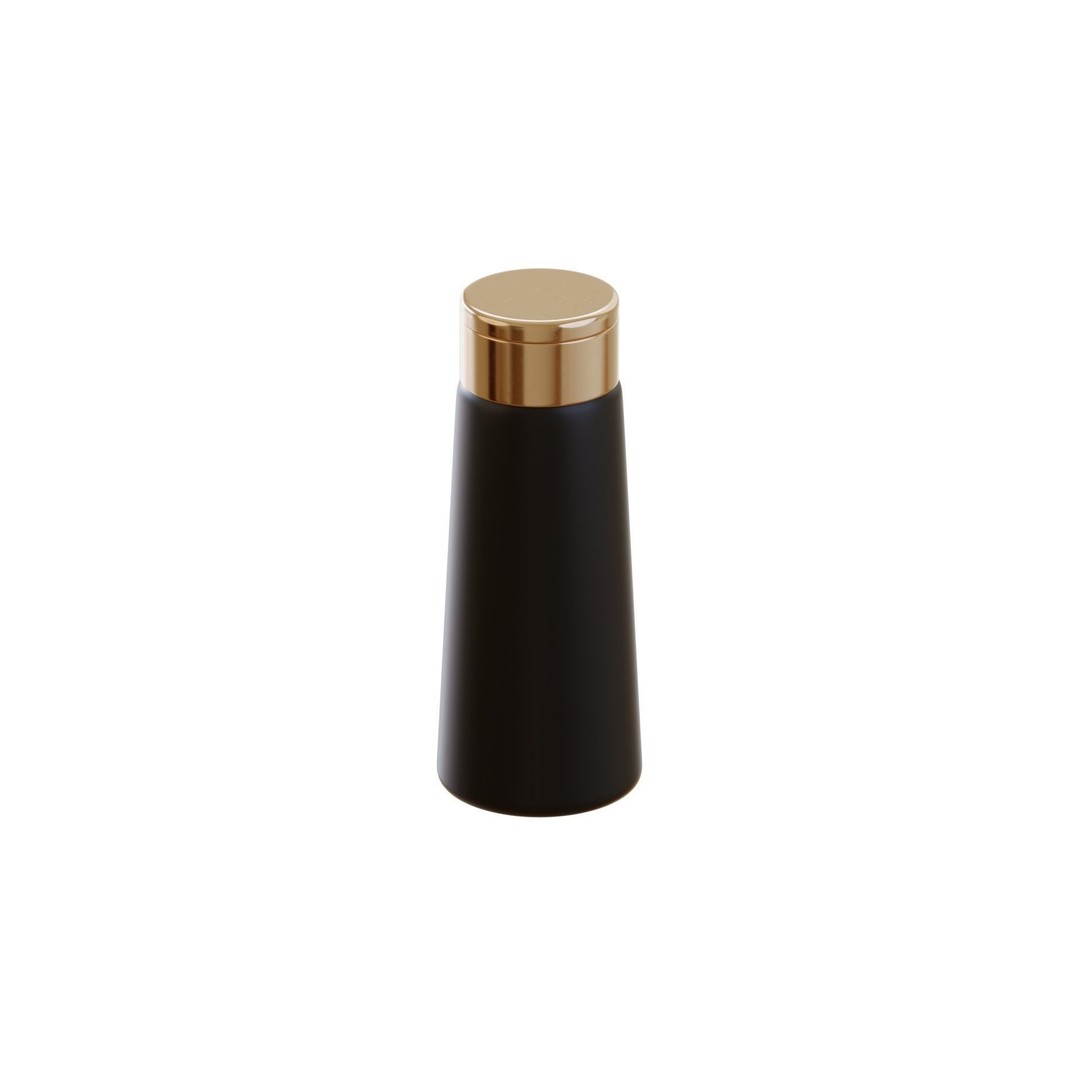 Black Cosmetic Bottle 3D Model – PBR Textured, Blender & FBX - View 6