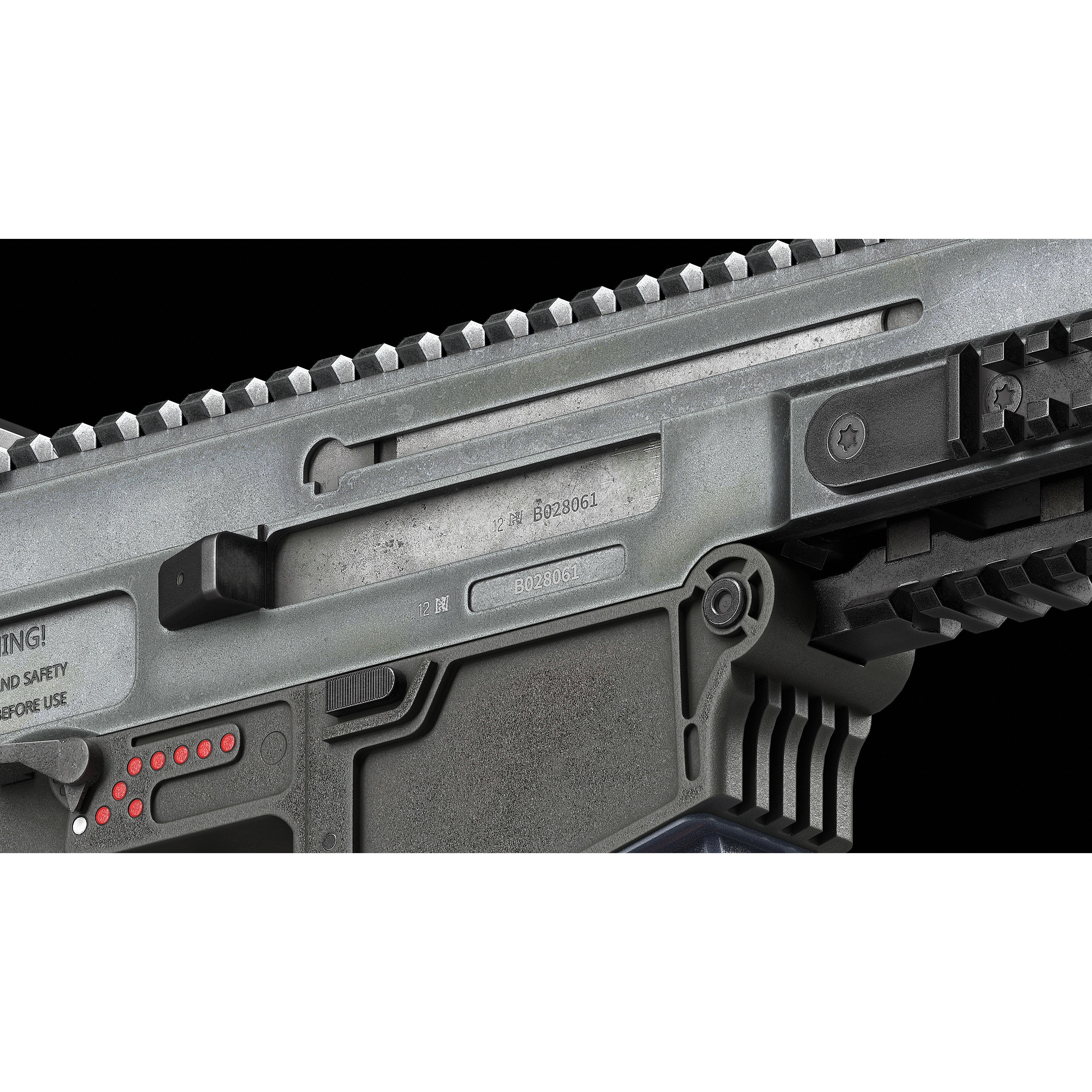 Bren CZ 805 A1/A2 V2 - Low-Poly Game-Ready 3D Model - View 12