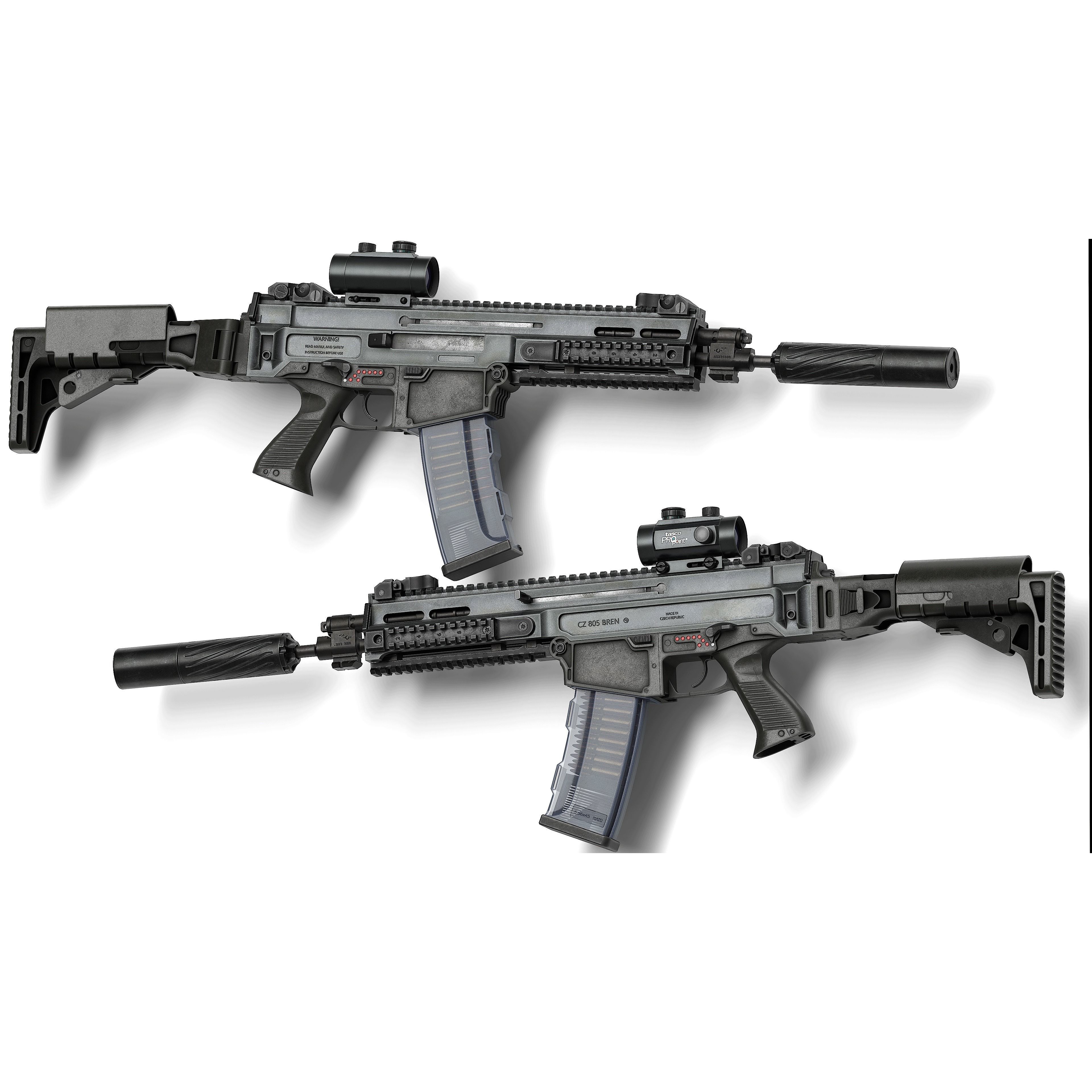 Bren CZ 805 A1/A2 V2 - Low-Poly Game-Ready 3D Model - View 4