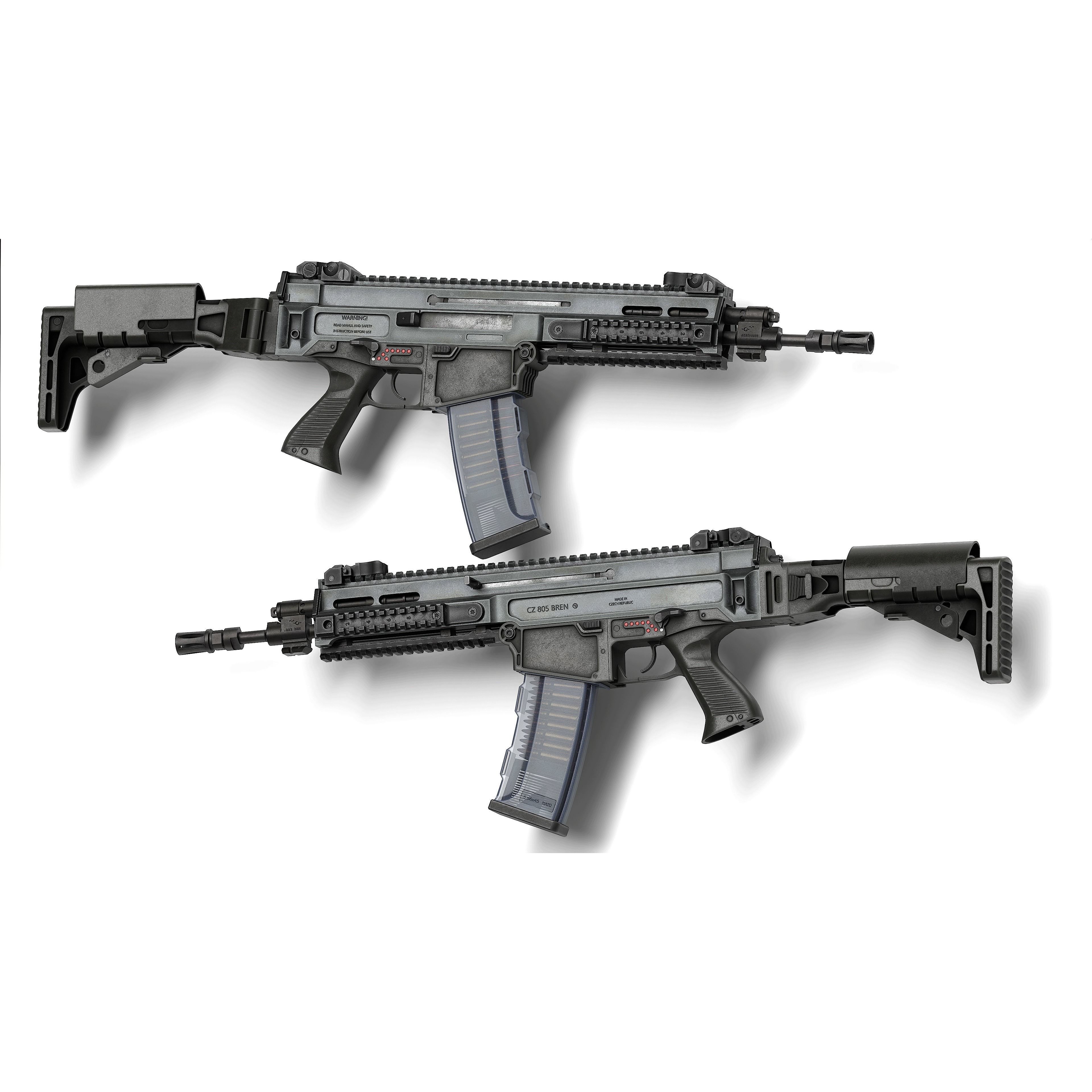 Bren CZ 805 A1/A2 V2 - Low-Poly Game-Ready 3D Model - View 5