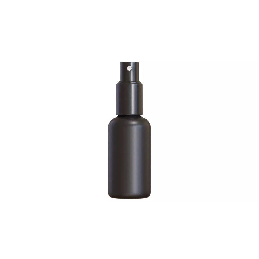 Black Spray Bottle 3D Model – PBR Textured, Blender & FBX Formats - View 2