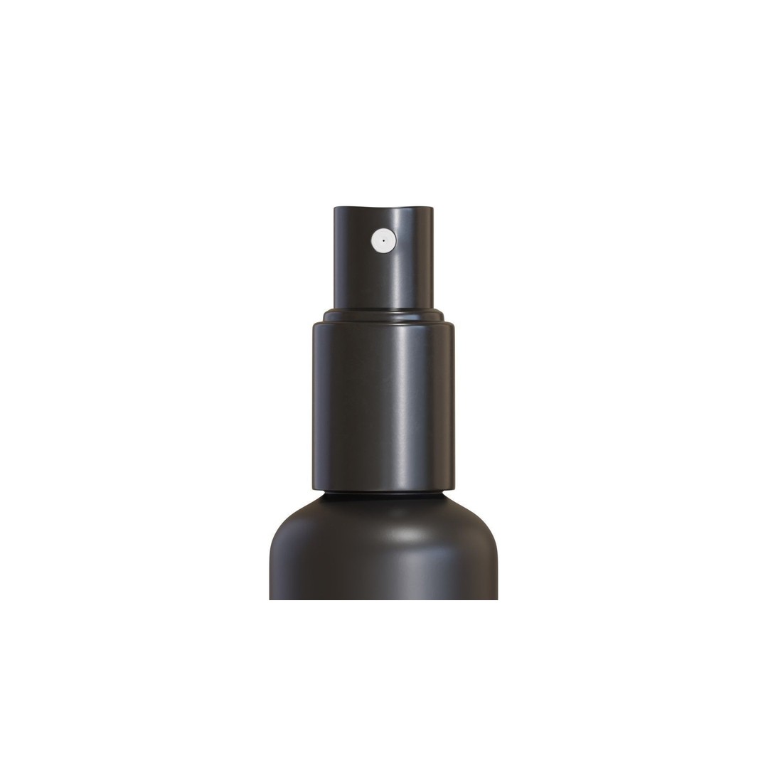 Black Spray Bottle 3D Model – PBR Textured, Blender & FBX Formats - View 3