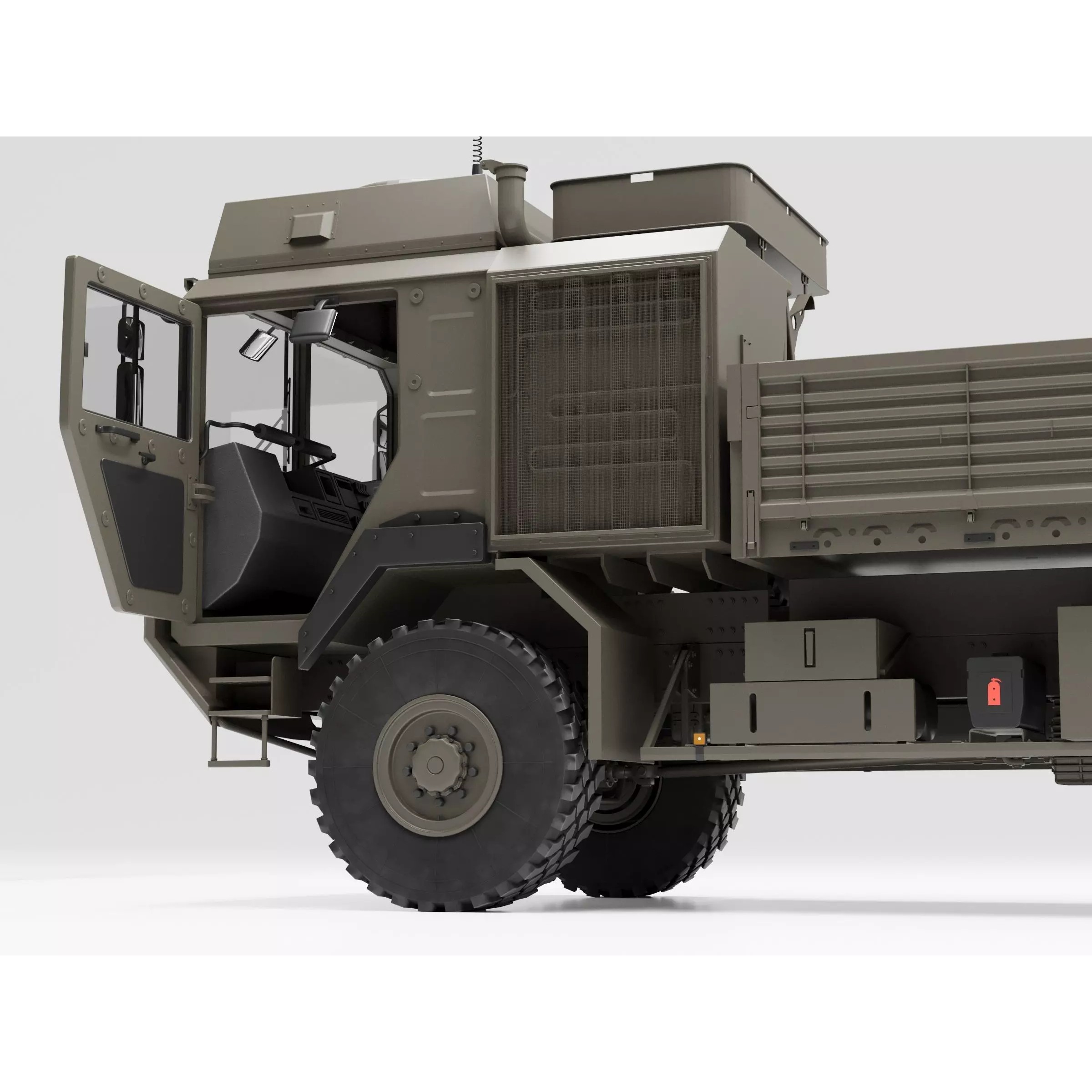 MAN HX60 4x4 Military Truck - Game-Ready 3D Model - View 11