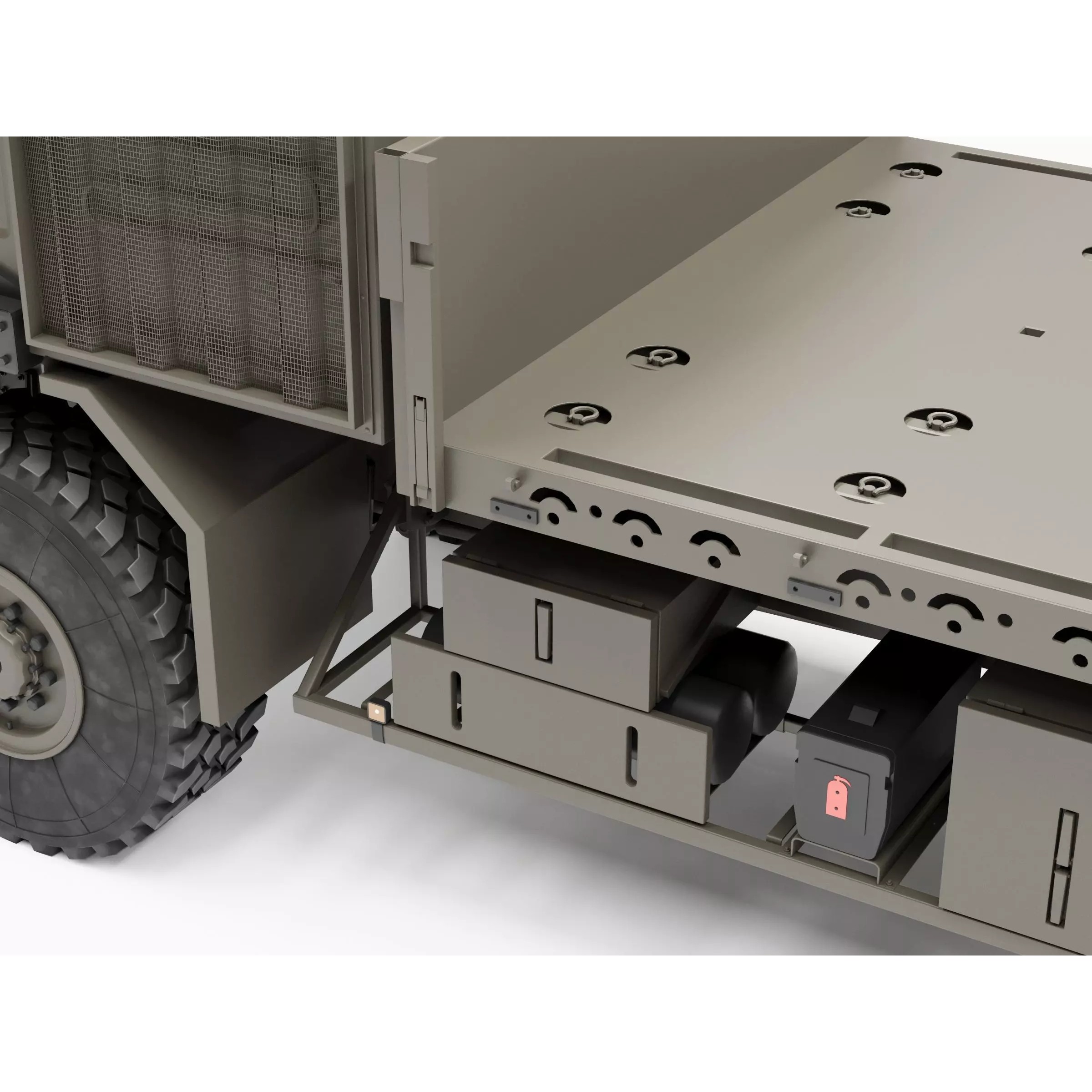 MAN HX60 4x4 Military Truck - Game-Ready 3D Model - View 12