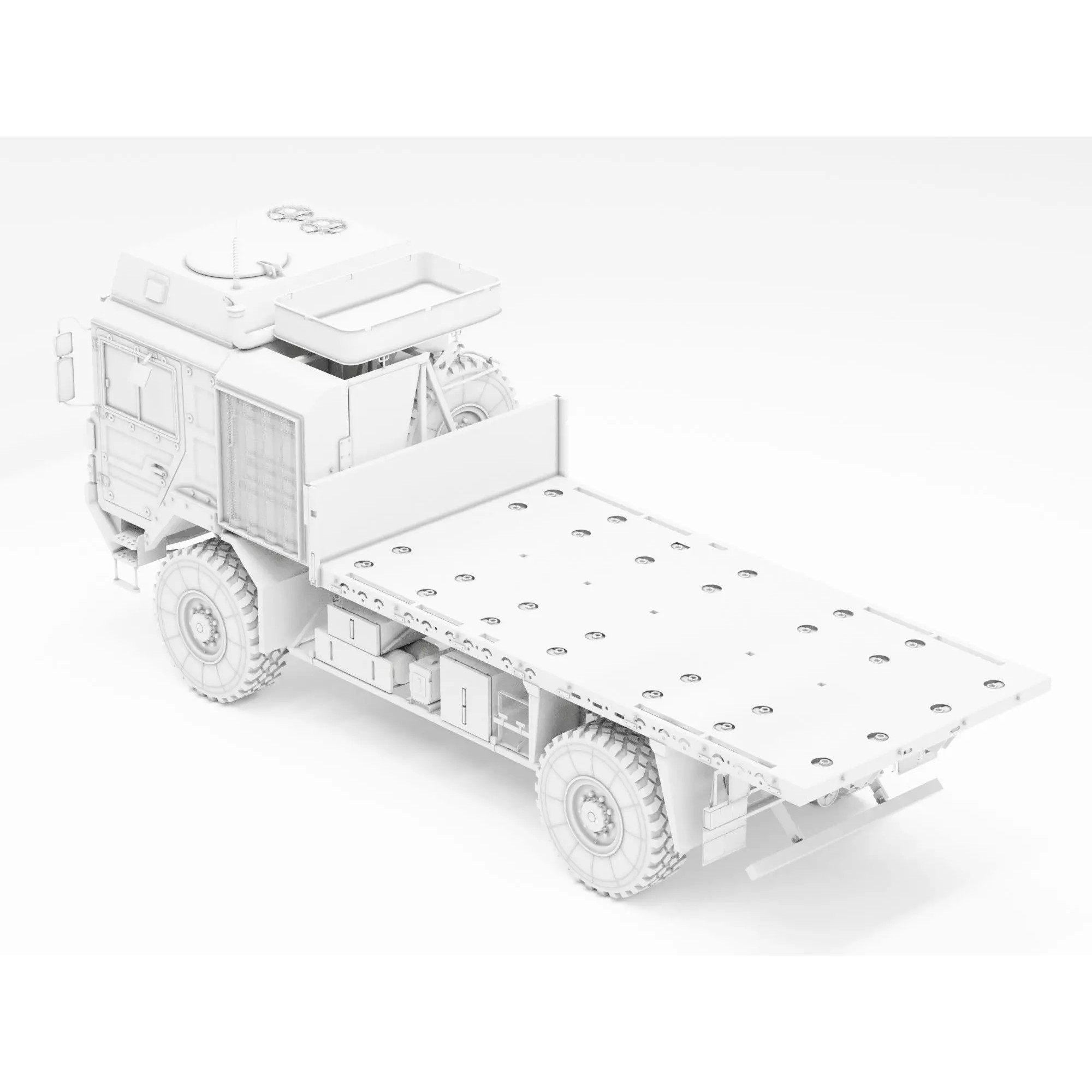 MAN HX60 4x4 Military Truck - Game-Ready 3D Model - View 13