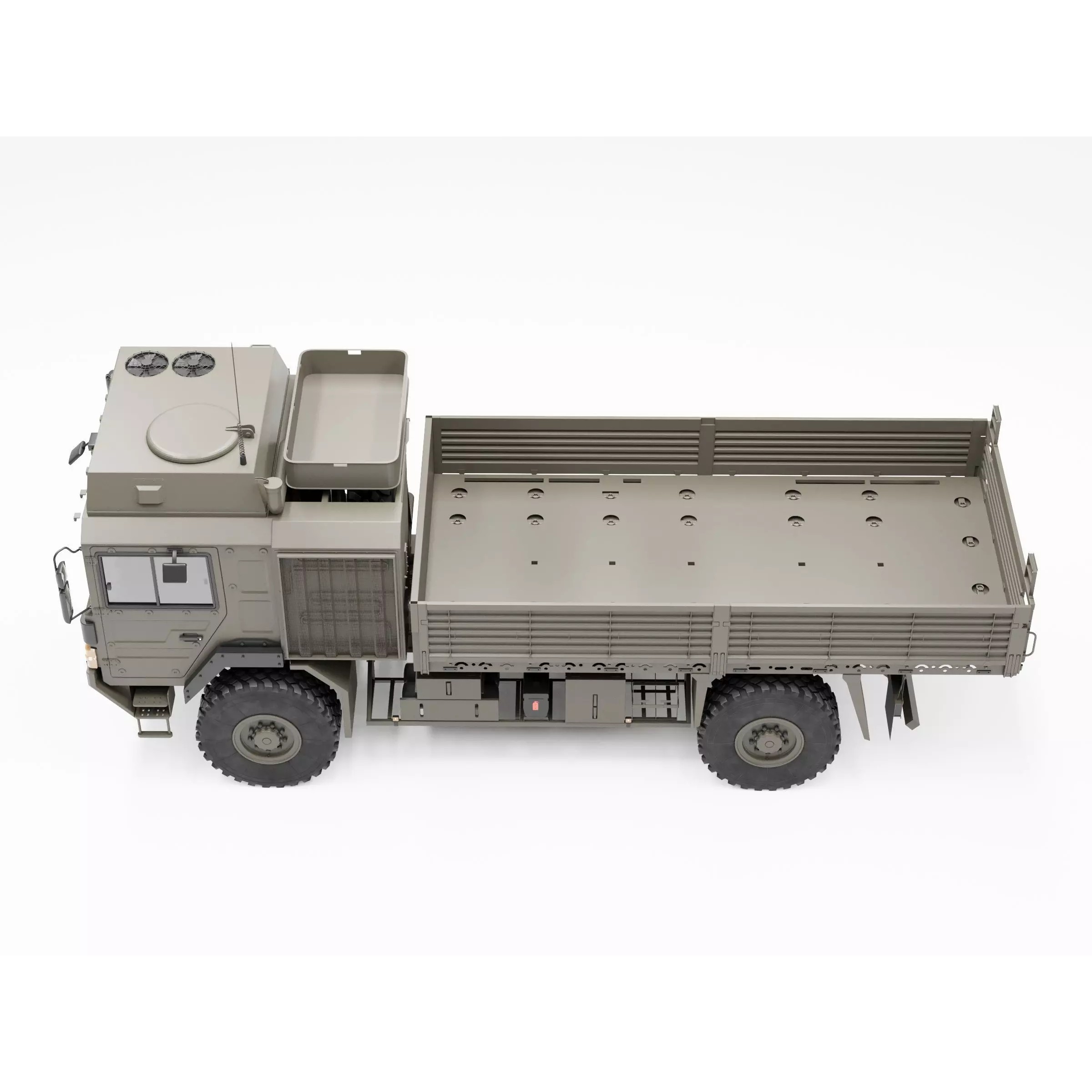 MAN HX60 4x4 Military Truck - Game-Ready 3D Model - View 25
