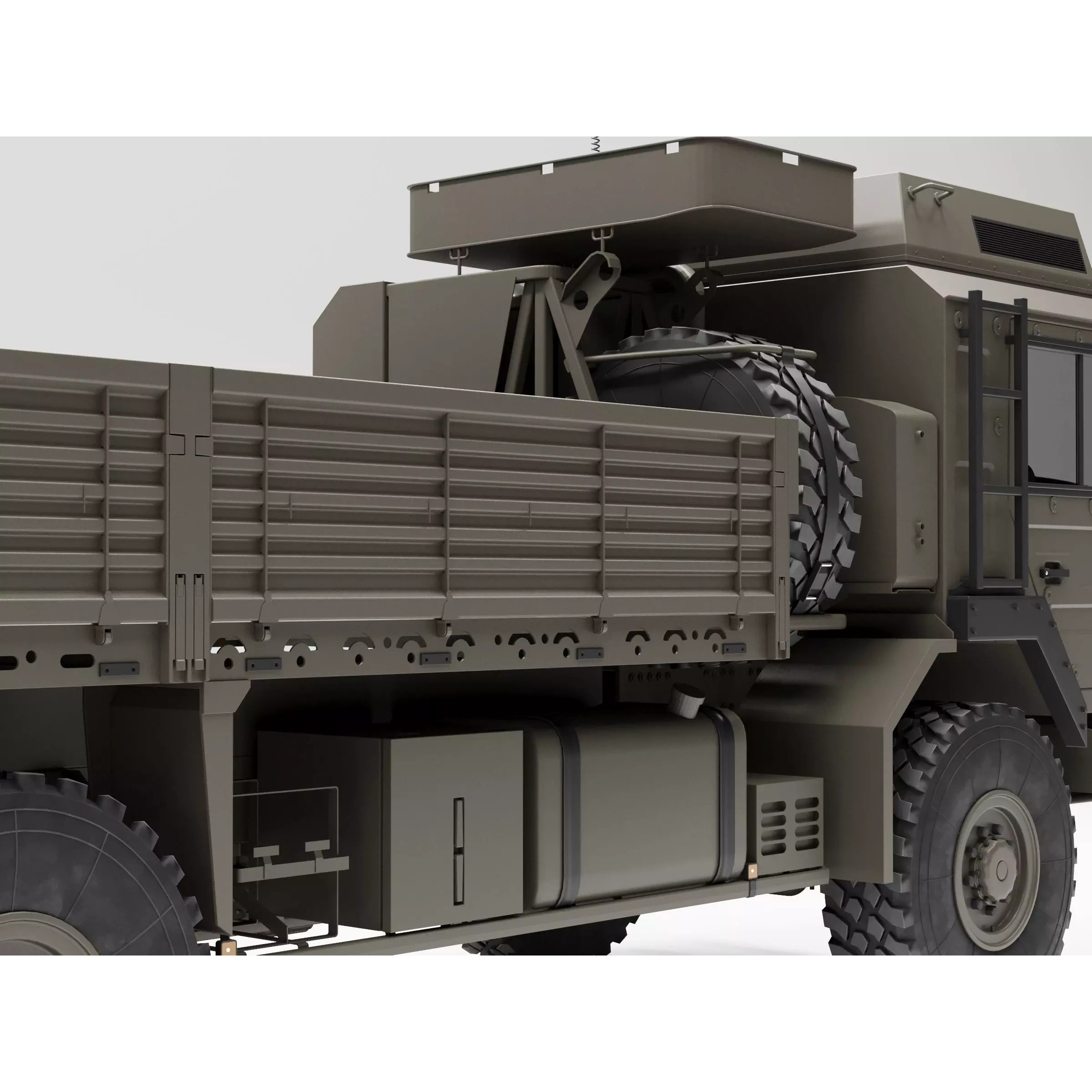 MAN HX60 4x4 Military Truck - Game-Ready 3D Model - View 9