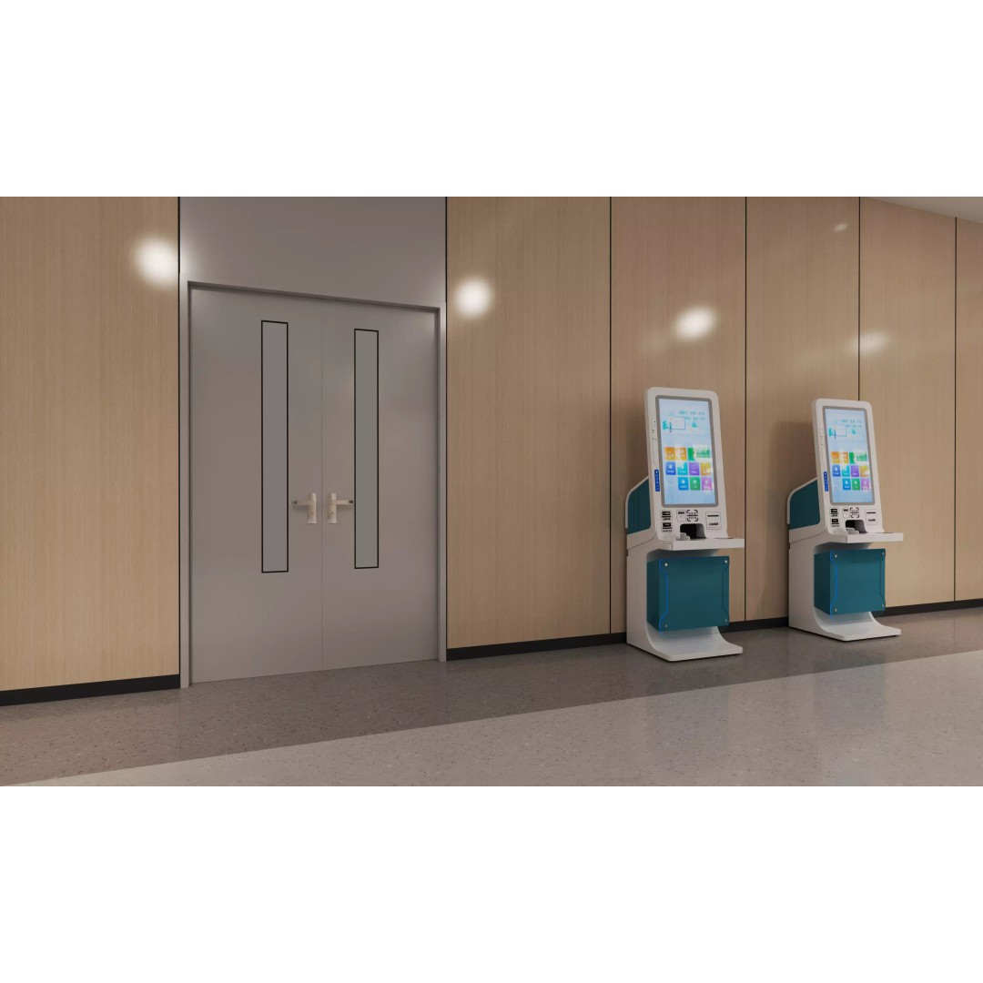 Hospital Lobby 3D Model – Modern Reception Area with PBR Textures, FBX - View 3