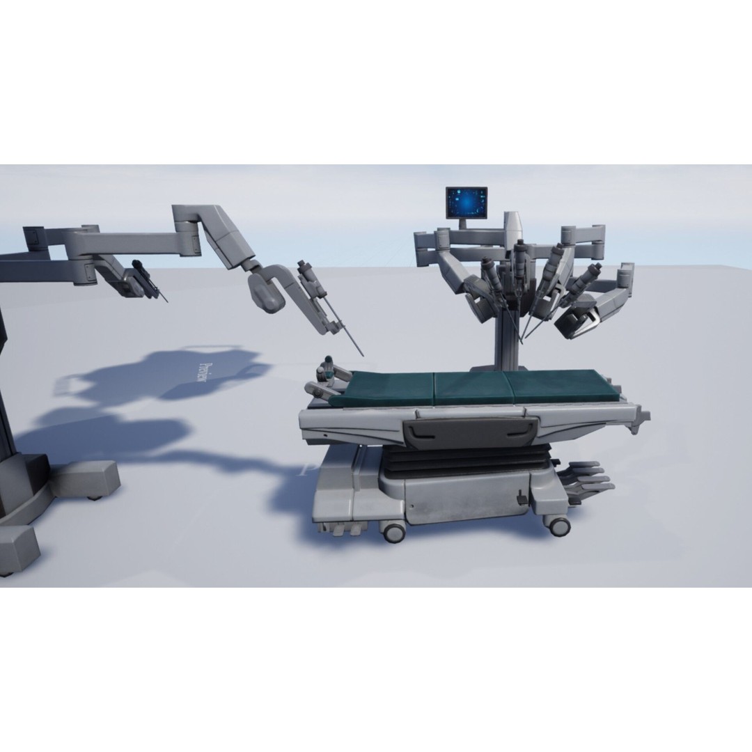 Operating Pack 3D Model – Low Poly Medical Asset, Animated, Rigged - View 4