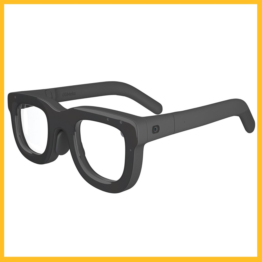 Orion AI Glasses 3D Model – Low Poly Modern Eyewear, FBX, Blender