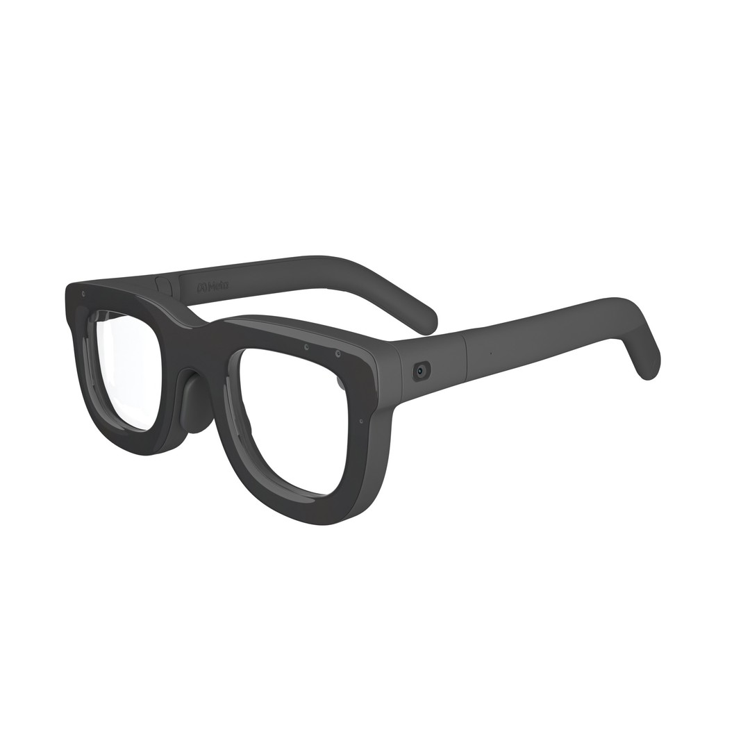 Orion AI Glasses 3D Model – Low Poly Modern Eyewear, FBX, Blender - View 3