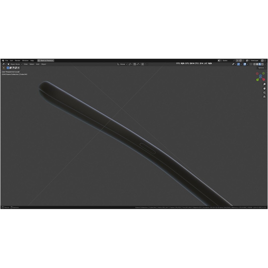 Orion AI Glasses 3D Model – Low Poly Modern Eyewear, FBX, Blender - View 40