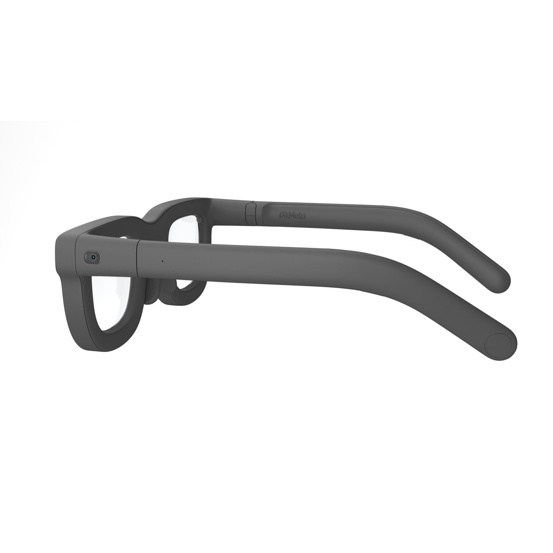 Orion AI Glasses 3D Model – Low Poly Modern Eyewear, FBX, Blender - View 6