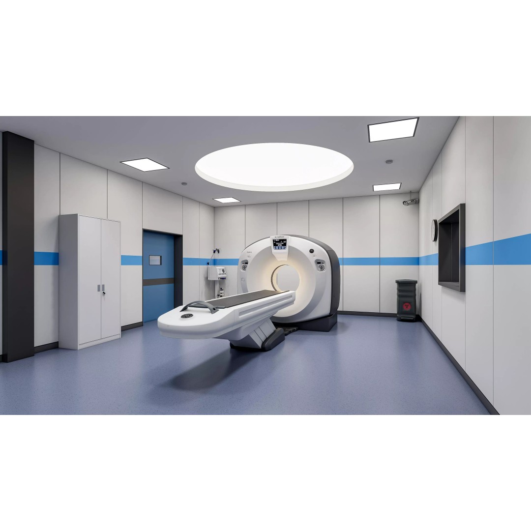 Hospital CT Scan 3D Model – Detailed Medical Interior Scene, FBX, Blender - View 3