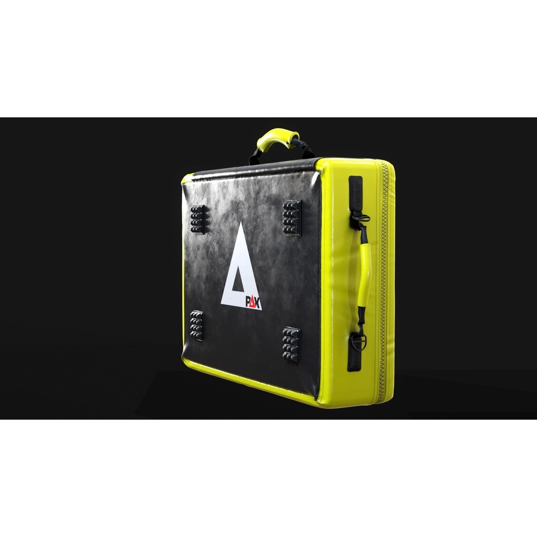 Child Emergency Softcase 3D Model – Low Poly PAX Bag, FBX & OBJ Formats - View 3