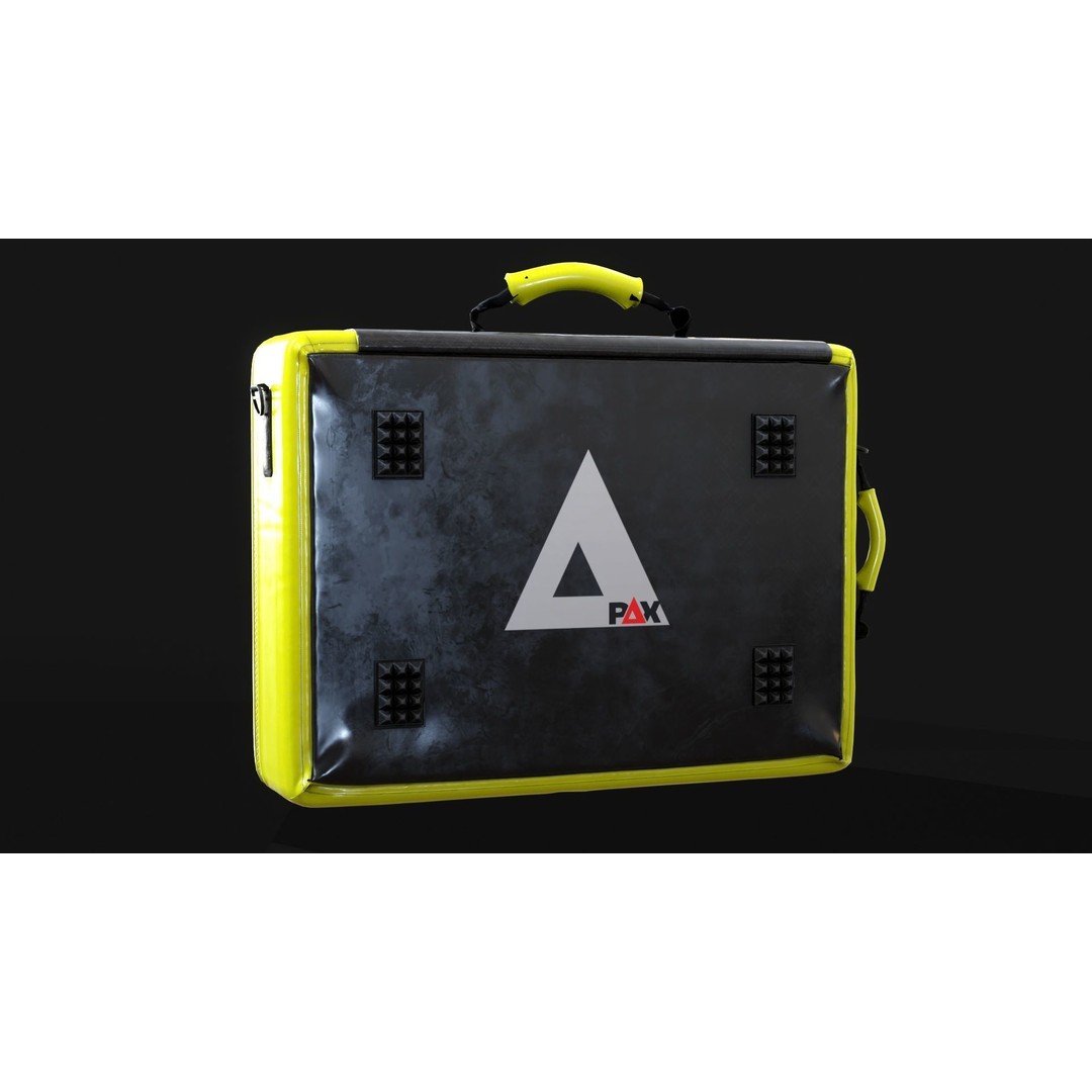 Child Emergency Softcase 3D Model – Low Poly PAX Bag, FBX & OBJ Formats - View 5