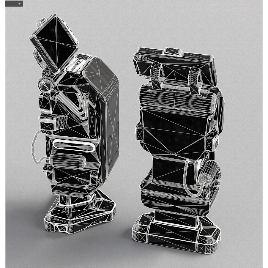 Sci-fi Console Archie Two 3D Model – Low Poly PBR Game Asset, FBX