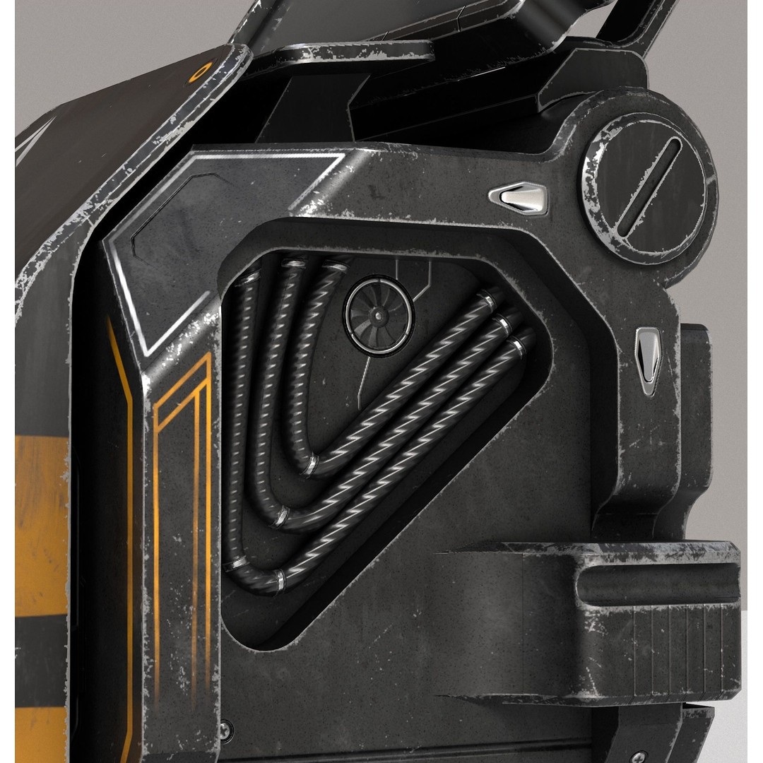 Sci-fi Console Archie Two 3D Model – Low Poly PBR Game Asset, FBX - View 13