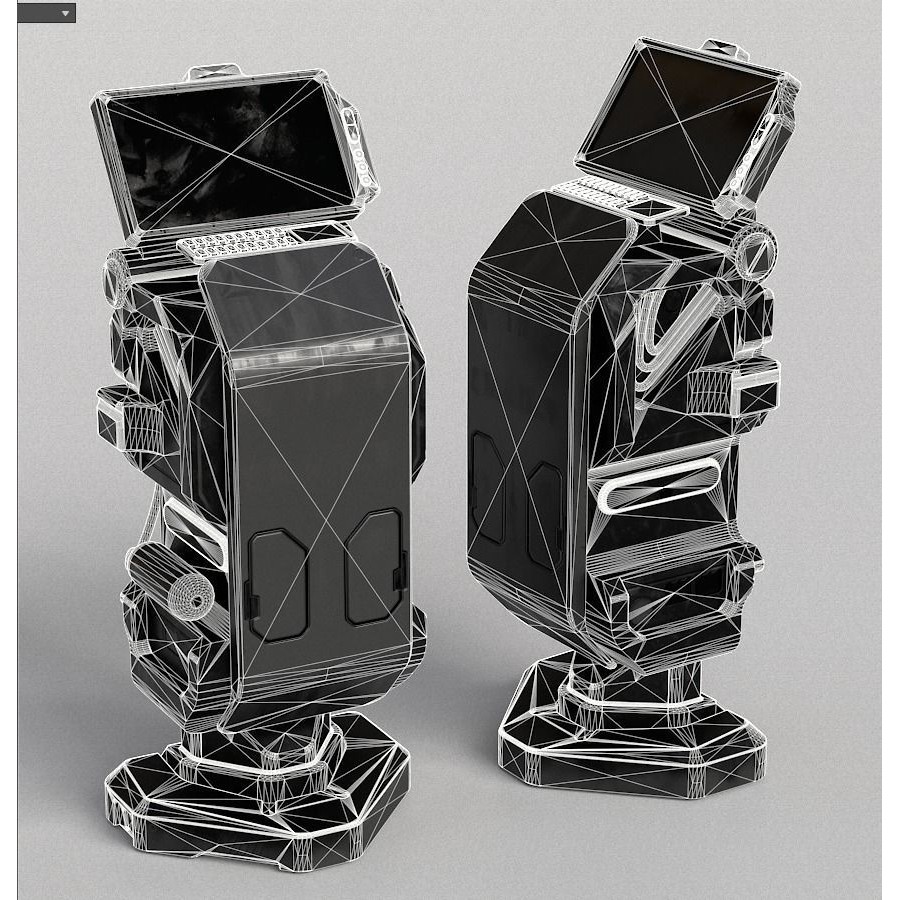 Sci-fi Console Archie Two 3D Model – Low Poly PBR Game Asset, FBX - View 16