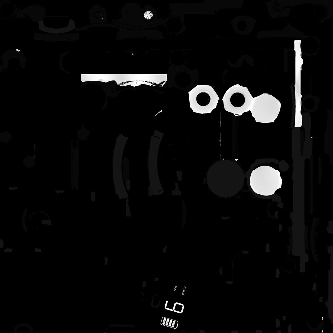 Massage Gun 3D Model – High Poly PBR Asset with Multiple Heads