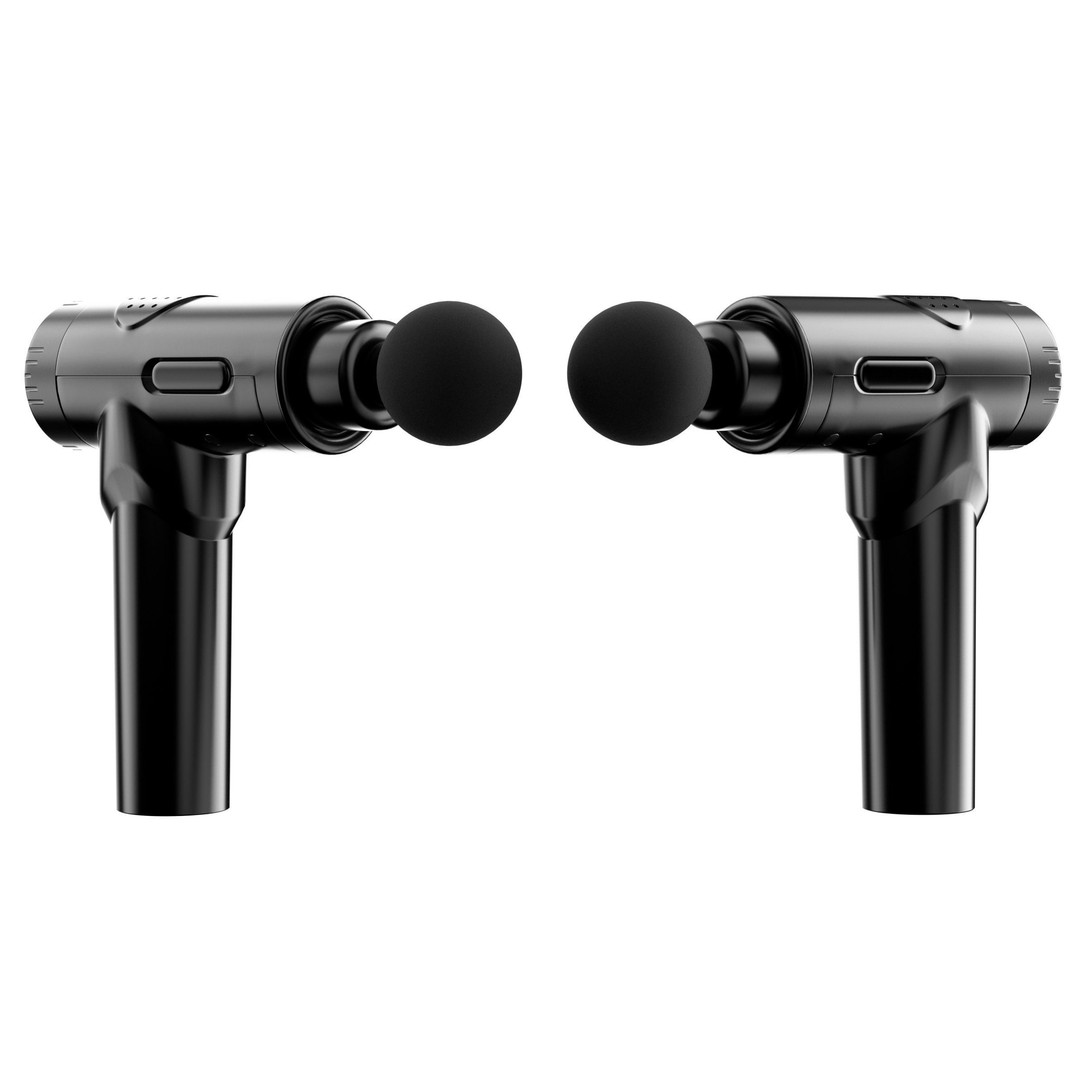 Massage Gun 3D Model – High Poly PBR Asset with Multiple Heads - View 4