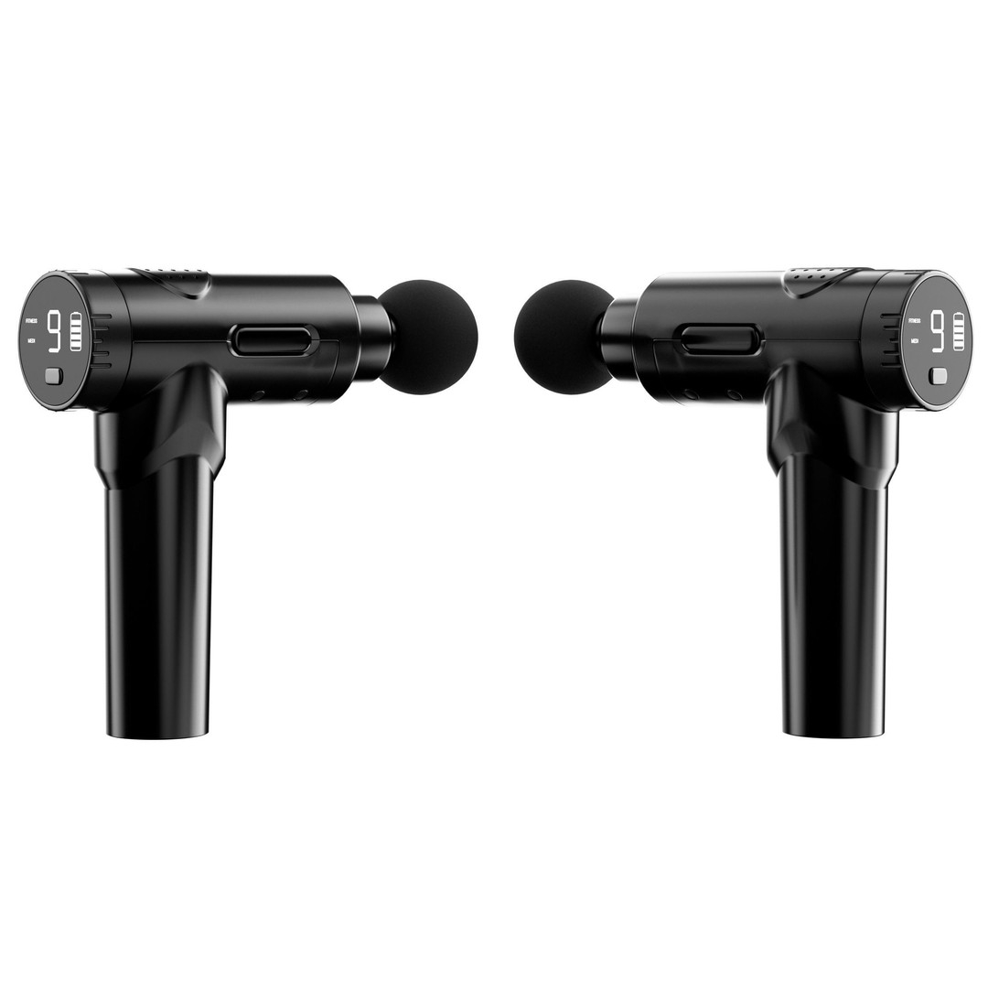 Massage Gun 3D Model – High Poly PBR Asset with Multiple Heads - View 5