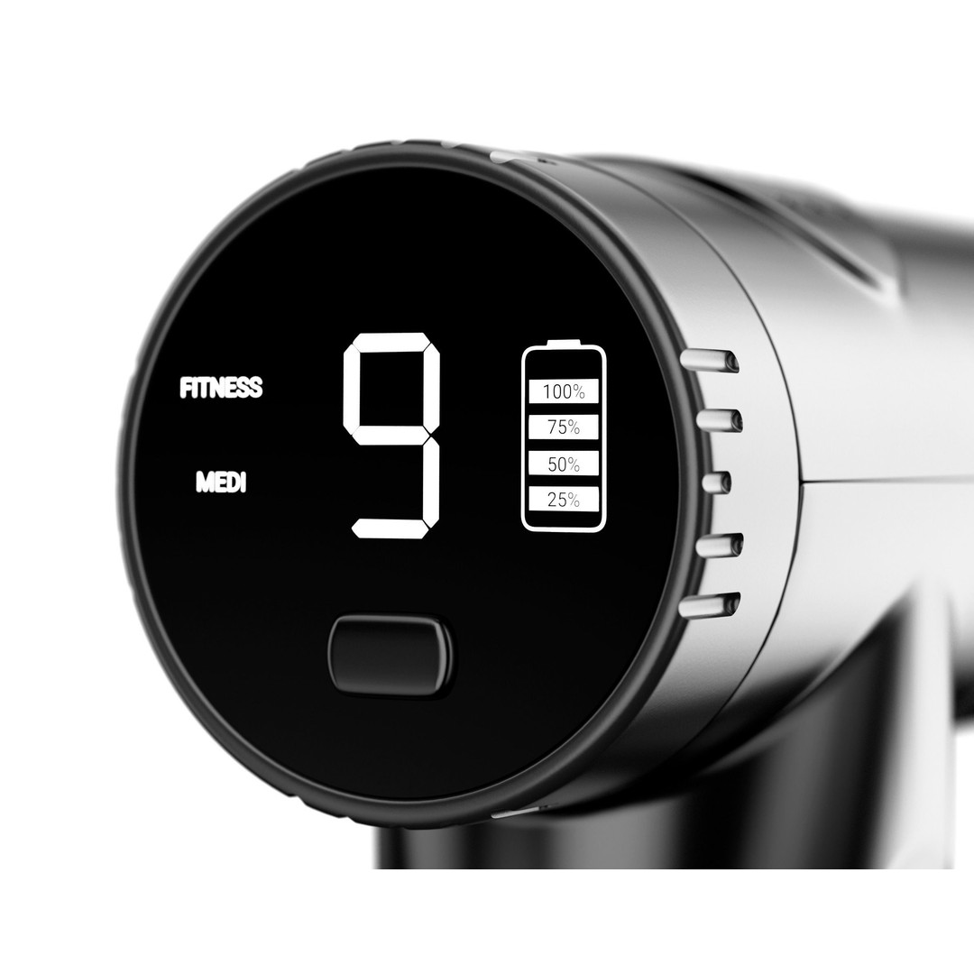 Massage Gun 3D Model – High Poly PBR Asset with Multiple Heads - View 8