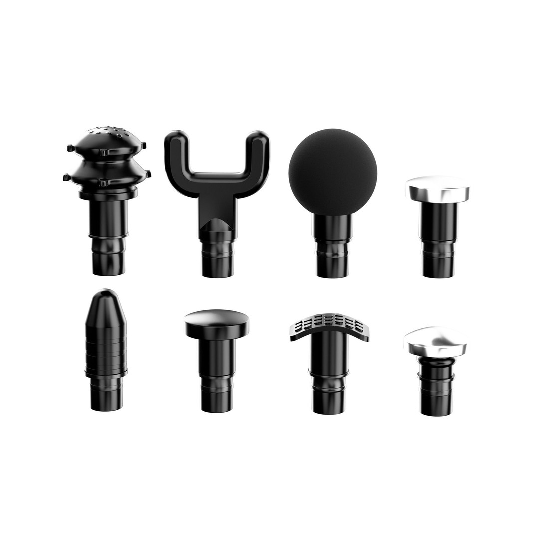 Massage Gun 3D Model – High Poly PBR Asset with Multiple Heads - View 9