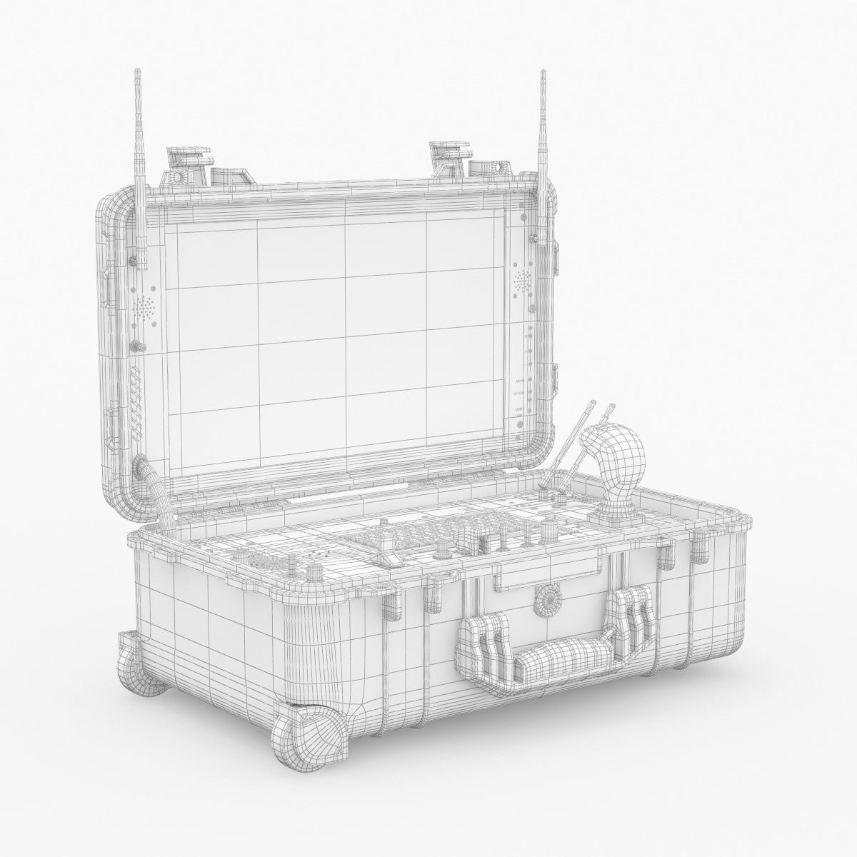UAV Ground Control Station - Game-Ready 3D Model